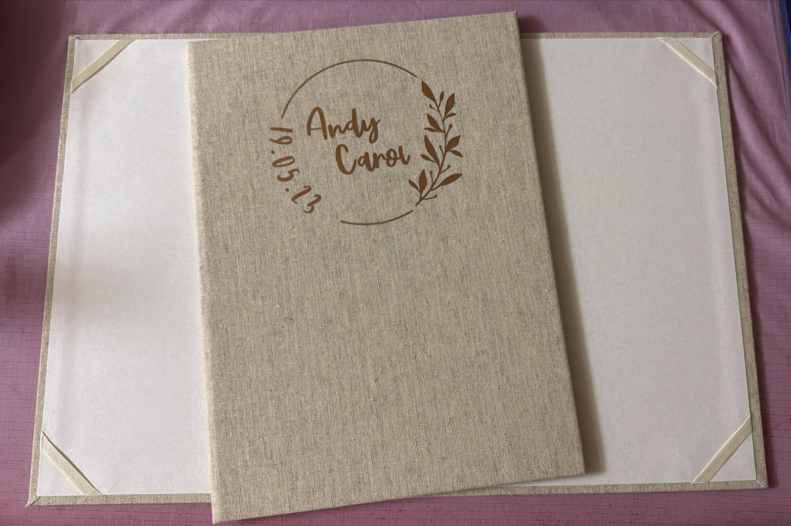 米色證書套預覽